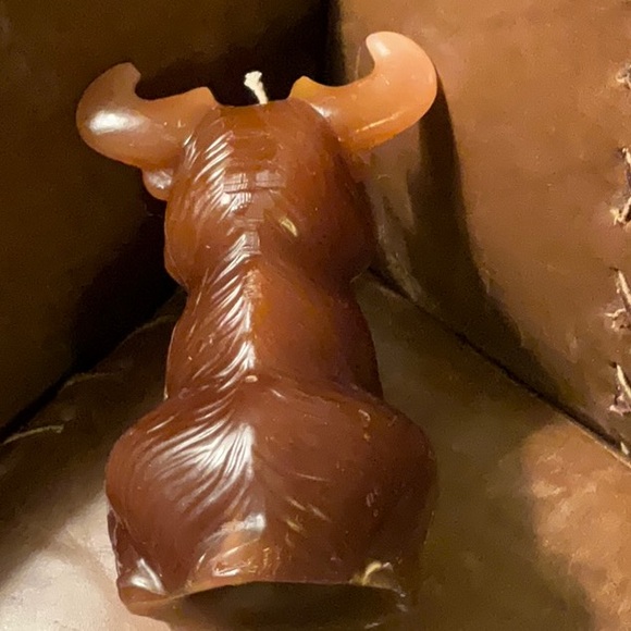 Moose Anthropomorphist Moulded Candle Vintage - Picture 12 of 16